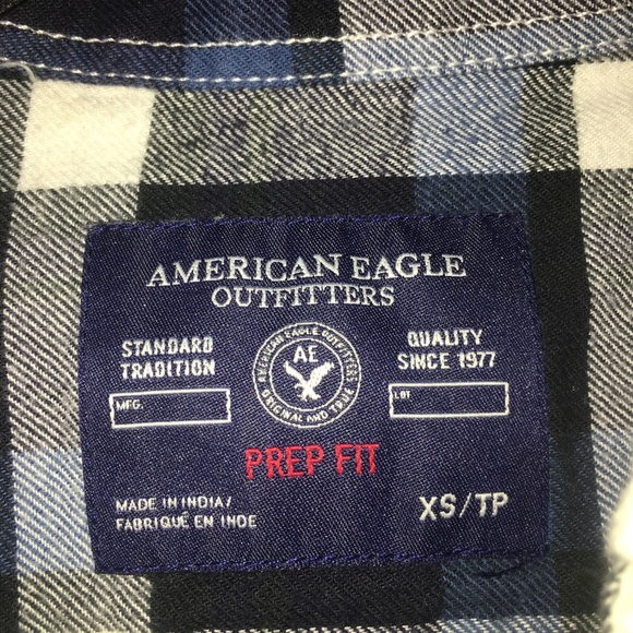 American Eagle Prep Fit Flannel - Picture 3 of 3